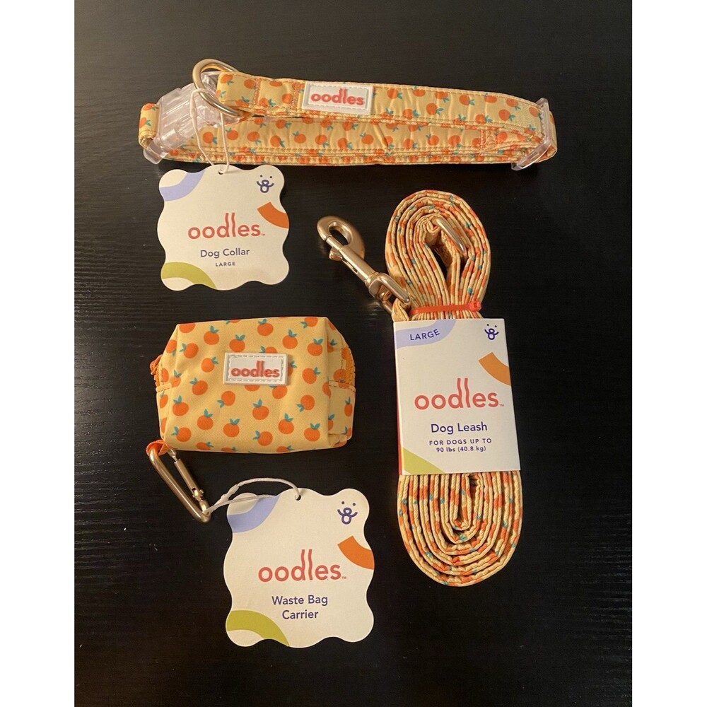 Oodles Sweet Citrus Dog Walking 3 Piece Set Large